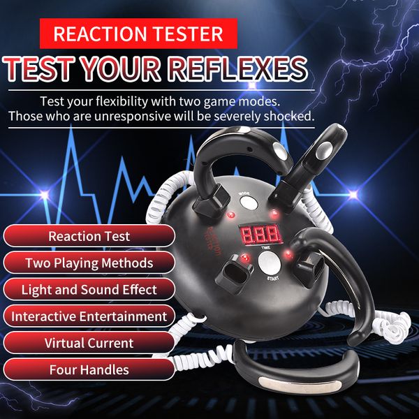 

kid toys electric toys reaction tester four person heart shock toy 2020 selling gift of the child