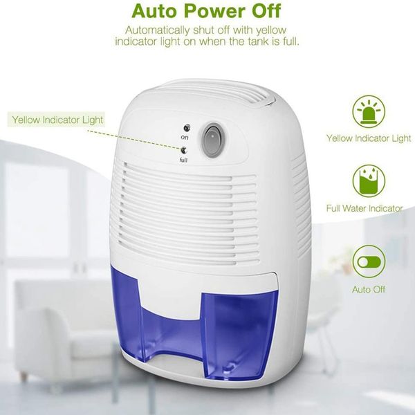 

mini dehumidifier usb portable air dryer electric cooling with 500ml water tank for home bedroom kitchen office car