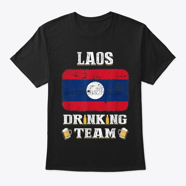 

men t shirt laos drinking team funny beer t shirt women t-shirt