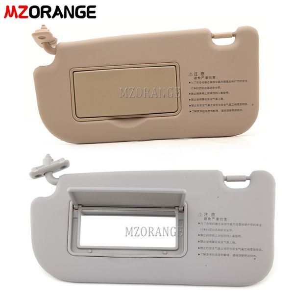 

mzorange beige/gray color car lhd inner sunvisor sunshield shield shade with mirror sun visor for kia sportage 2005-2010