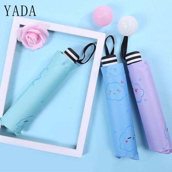 

яда creative design pattern облака складной дождливый зонтик ув непромокаемые солнцезащитный зонтик хорошее настроение облако зонт yd138 bby