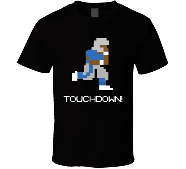 

барри сандерс tecmo bowl суперкубок 8bit видео игры тенниска