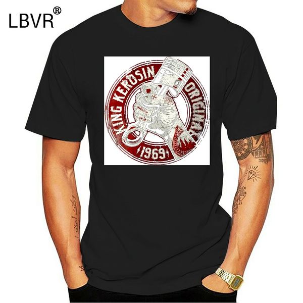 

king kerosin mens t-shirt tee piston power black 2xl