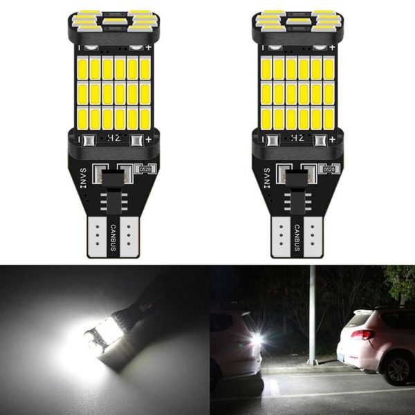

2x canbus t15 w16w led bulb t16 921 912 906 led erroe light bulb car reverse light auto backup bulbs 4014 smd white orange
