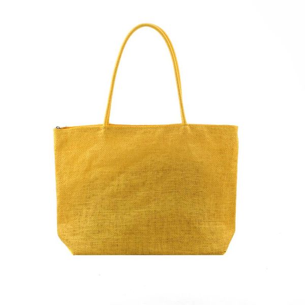 

women retro bags weave straw pure color bag large capacity tote shoulder bag handbags bolso mujer