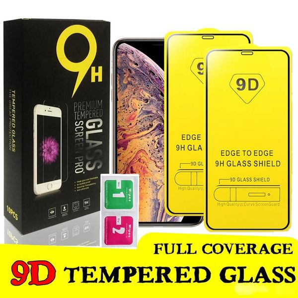 

for iphone 11 9d full cover glass for iphone xs xr 7 8 plus iphone 11 pro max temper glass film screen protector
