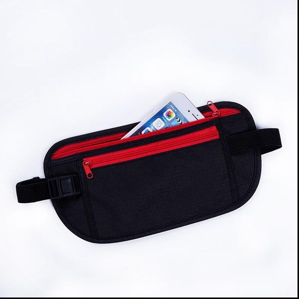 

waist bag travel money belt hidden waist security wallet bag passport pouch rfid holder us drop shipping
