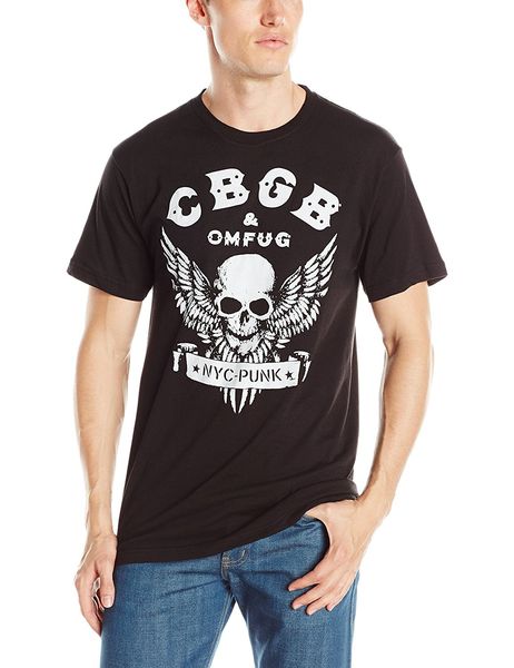 

2019 нового лето высокого качества футболочки cbgb мужского nyc punk t-shirt прохладного футболки