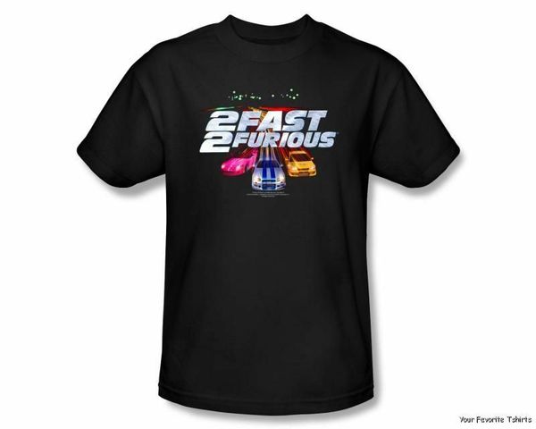 

2 fast 2 furious logo licensed t shirt men t shirt short sleeve print casua print t shirt for men 2020