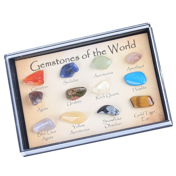 

rock & mineral collection geology science kit earth science toy - pack of 15
