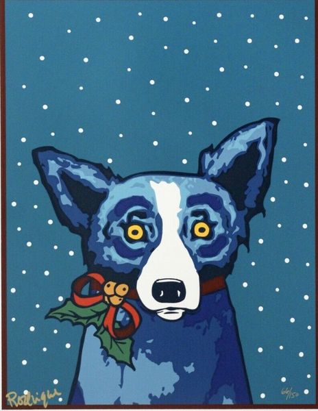 

george rodrigue blue dog home decor handpainted &hd print oil painting on canvas wall art canvas pictures 200907