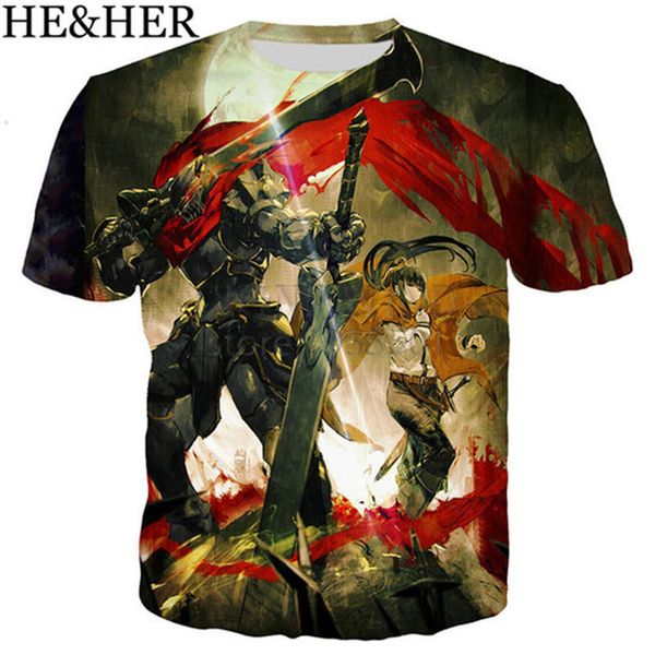 

cool anime overlord iii 3d print shirts hentai kawaii horror men clothing