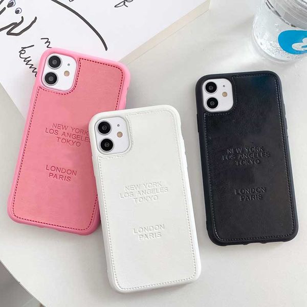 

Fashion IPhone Case 11Pro Max/11/ 11P/XS MAX 7P/8P 7/8 XR X/XS Casual Printed High Quality Leather Designers Phone Case 3 Style Available