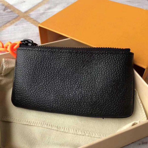 

3 color key pouch leather card holder fashion classical women key holder coin purse small leather purse mini key zipper wallets, Red;blue