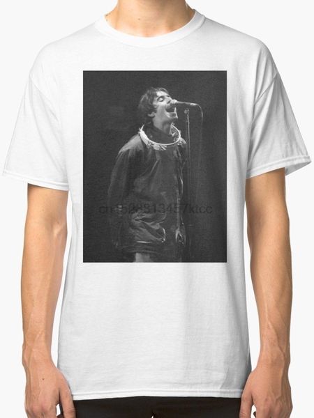 

liam gallagher print men t shirt white t-shirt short sleeve mens new funny brand clothing tee 100% cotton