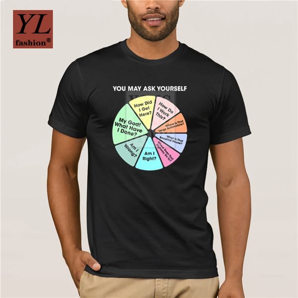 

men s t shirt cartoon fun once in a lifetime pie chart personality t shirt