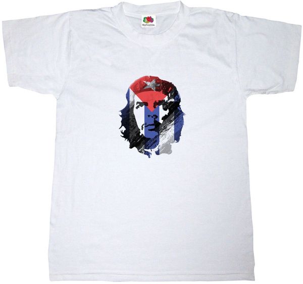 

2020 summer fashion che guevara t shirt 100% cotton fruit of the loom cuban flag iconic protest tee tee shirt