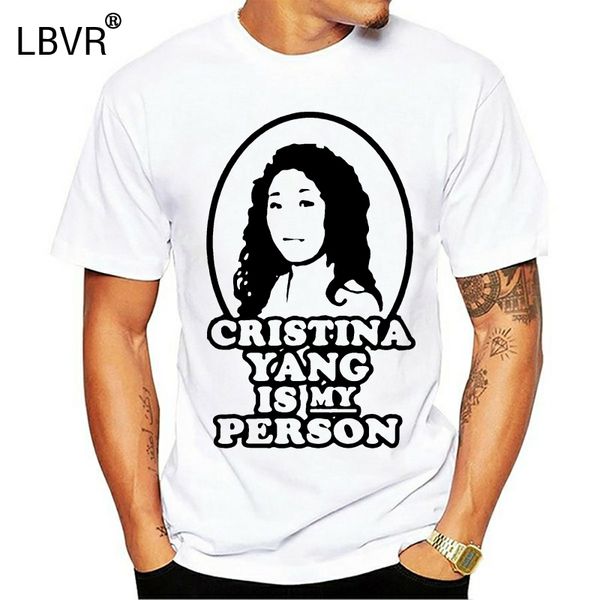 

cristina yang is my person grey's anatomy doctor surgeon tv t shirt fitted sizes(1