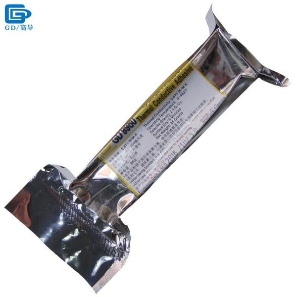 

fans & coolings net weight 85 grams 10 pieces per lot fast curing aluminum soft tube packaging white gd9980 thermal adhesive cement glue st8