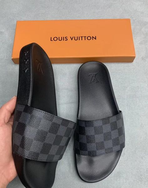 

2024men women sandals designer shoes luxury slide summer fashion wide flat slippery sandals slipper flip flop with box 5 style size 38, Black