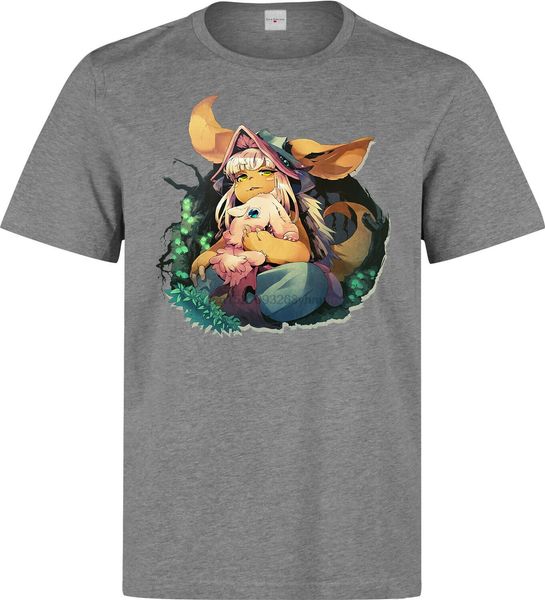 

made in abyss nanachi и митти artwork мужчина (женщины есть) серая тенниска