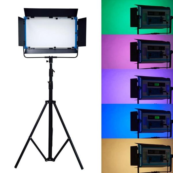 

140w rgb dimmable yidoblo a-2200c 4 цвета pro светодиодные лампы видеофильм led soft light панель с жк-экран телефона app remote control
