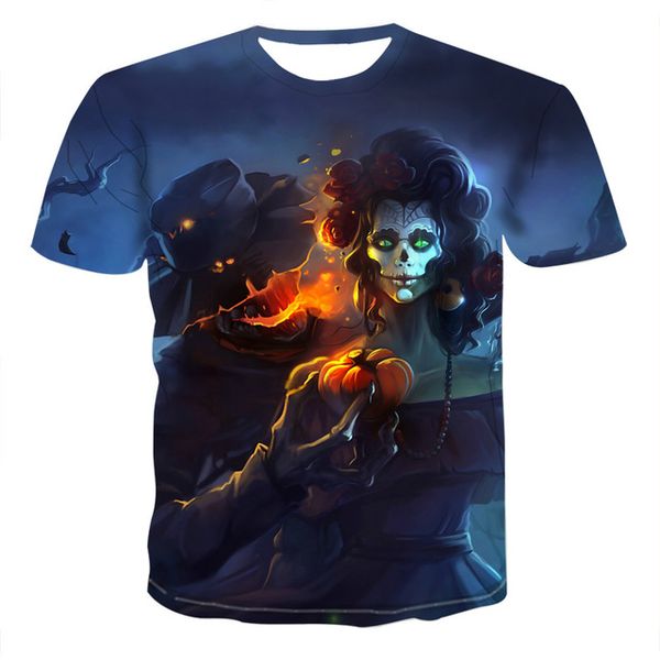 

pumpkin lantern theme summer 3d boy clothing 3d print shirts funny graphic anime men clothing
