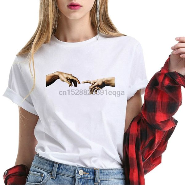 

two hands tshirt women flying spaghetti monster shirt sneaky cat cute michard mouse summer cotton white funny t-shirt