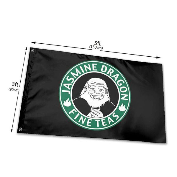 do tio Iroh Bandeira Belas Tea Shop Family Garden Decor semitransparente 3x5ft Impressão Poliéster Clube impressão de faixas e bandeiras Atacado