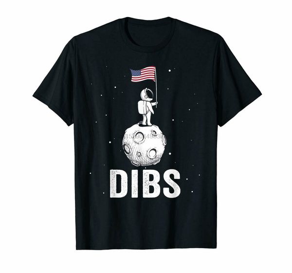 

black space астронавт 4th рубашки июля dibs moon t shirt 100 хлопок
