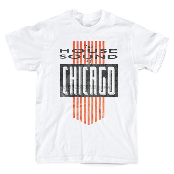 

old school house sound of chicago t-shirt by studio315 tee shirt style round