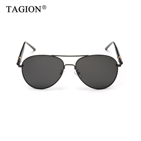 

tagion fashion pilot sunglasses polairzed men's driving eyeglasses 209, White;black