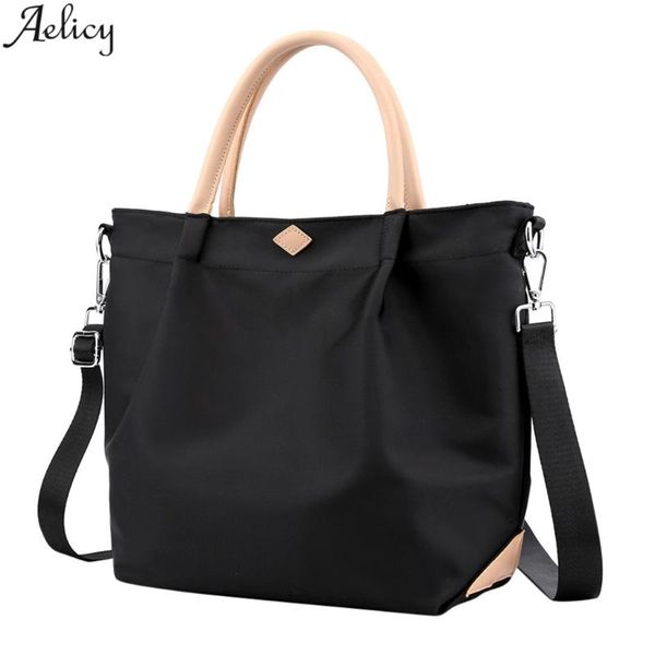 

shoulder bags aelicy fashion waterproof women handbag casual large hobos bag nylon big capacity tote luxury handle design