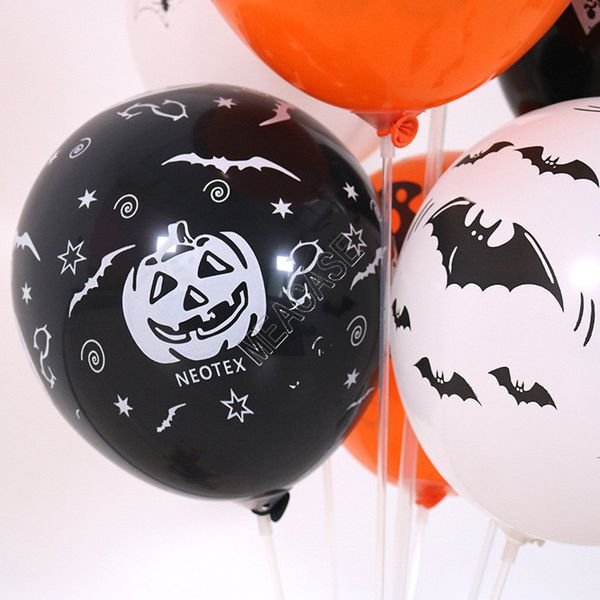 

12inch hallowmas день шар декоративные шары фестиваль партии реквизит череп pumkin призрак паук мультфильм воздушные шары латексные airballo