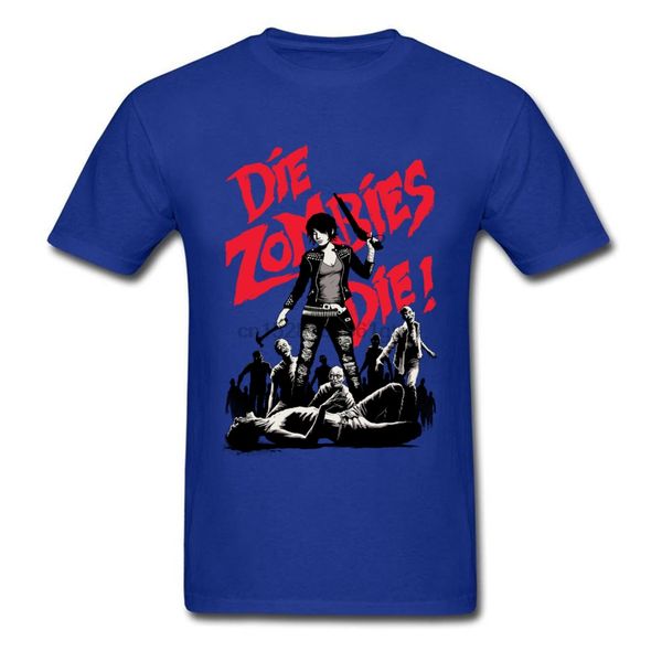 

slim fit t shirt man tshirts die zombies die simple style t-shirt 100% cotton short sleeve group tee-shirts crewneck quality