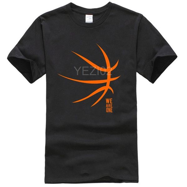 

2019 letter print t-shirt fashion t-shirt maglietta basket team we are one tee shirts