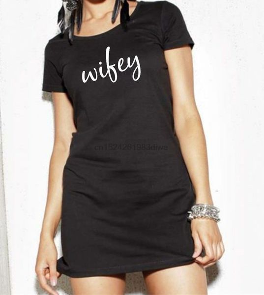 

wifey t shirt dress wife hubby wedding honeymoon clothing short summer spring