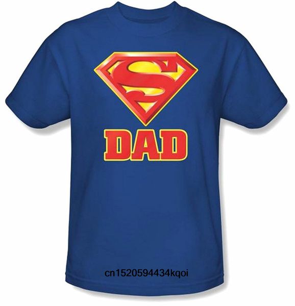 

super dad t-shirt - superman logo father tee shirt