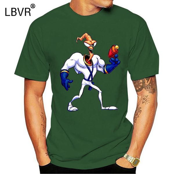 

ретро snes игры earthworm jim character видео игры вентилятор тенниска