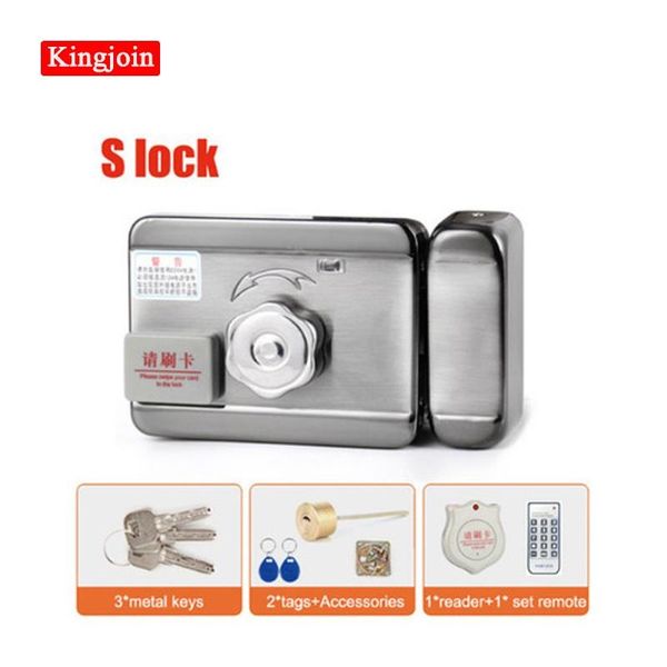 

rainproof home door lock intelligent electronic lock castle with remote control optional & double side rfid unlock smart