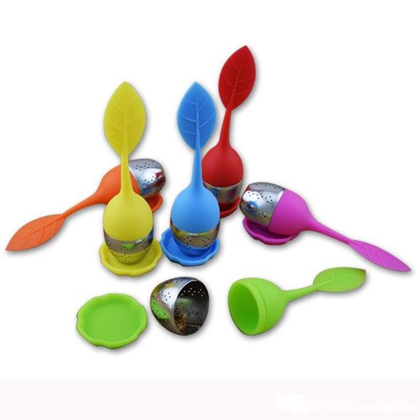 

creative brief silicon tea infuser leaf silicone infuser with food grade make tea bag filter stainless steel tea strainers
