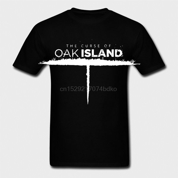 

new oak island trending design t shirt men's black size s-2xl