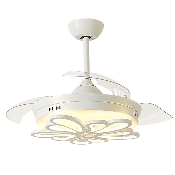 

electric fans invisible fan lamp frequency conversion restaurant chandelier living room acrylic
