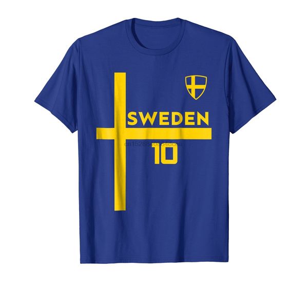 

новые мужчины рубашка 2019 мужчины summer tops швеция джерси рубашка soccers sverige skjorta fotboller stroja косплей футболки
