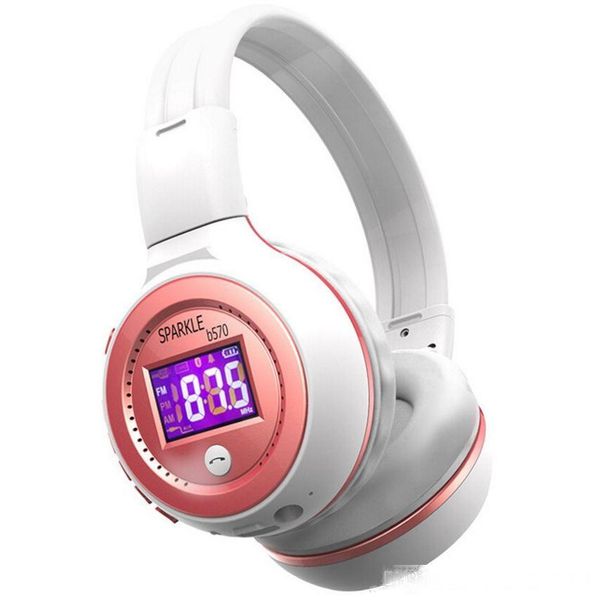 

b570 hifi stereo bluetooth headphone wireless headset with microphone fm radio micro sd card play