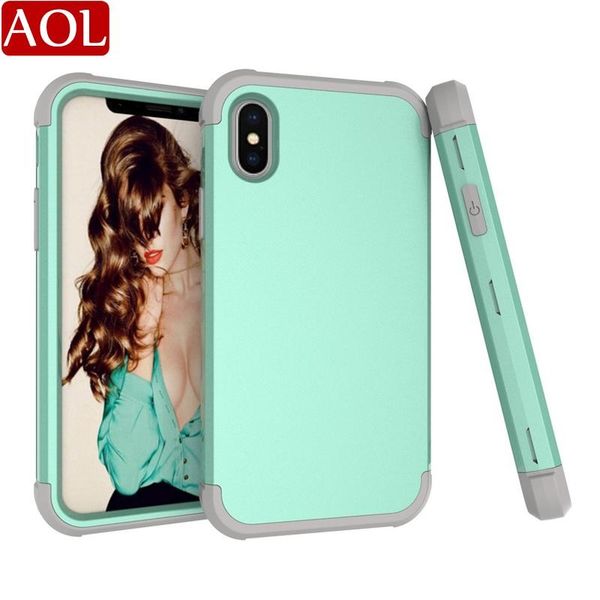 

shockproof phone case for iphone x xs max xr 8 7 6 6s plus rubber pc hybrid cover for galaxy note 9 s10e s10 s9 plus j7 2018