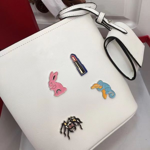 

bag style arrival leather with textured new bag hand bucket famous for oranments tote calf design women qqdwi, Red;black