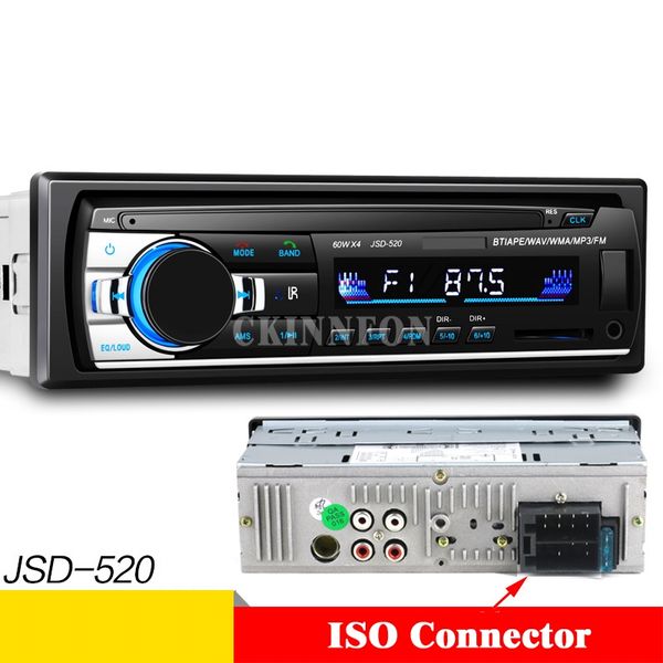 

50pcs/lot wholeprice overseas warehouse bluetooth car stereo fm radio mp3 audio player 5v charger usb/sd/aux in-dash 1 din 2020