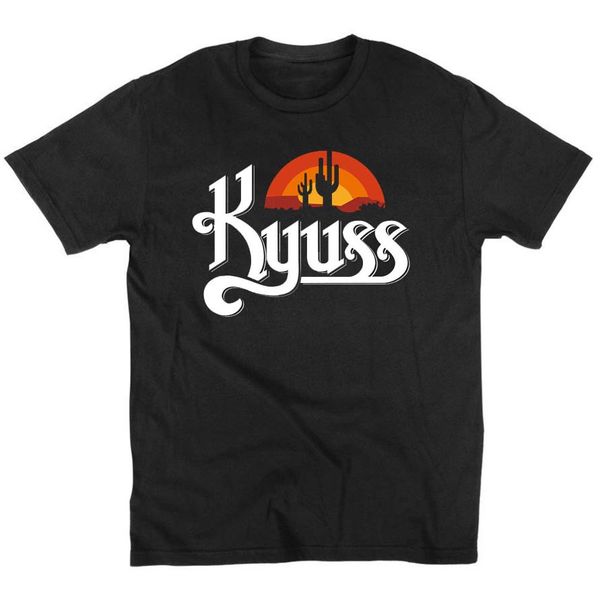

kyuss black widow stoner rock queens of the stone age clutch new t shirt cotton leisure short-sleeved o neck t-shirt
