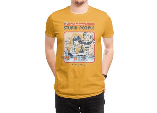 

a cure for stupid people by steven rhodes t shirt